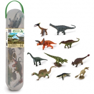 Cutie cu 10 minifigurine Dinozauri