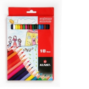 Set 18 creioane colorate Kunst