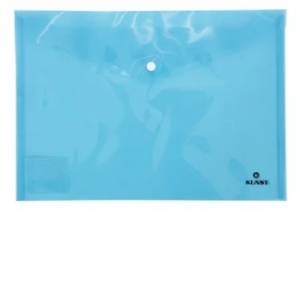 Mapa documente cu capsa Kunst, culoare albastra