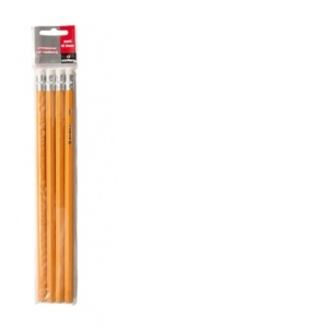 Set 4 creioane HB cu radiera
