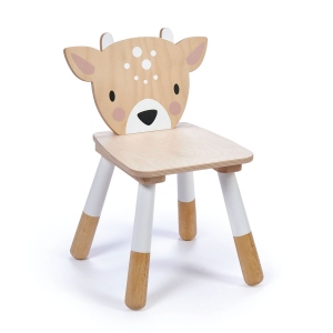 Scaunel Caprioara, din lemn premium, Forest Deer Chair