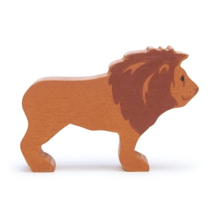 Figurina Leu, din lemn premium, Lion