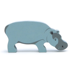 Figurina Hipopotam, din lemn premium, Hippopotamus