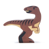 Dinozaur Velociraptor, din lemn premium, Velociraptor