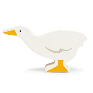 Figurina Gasca, din lemn premium, Goose