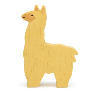Figurina Alpaca, din lemn premium, Alpaca