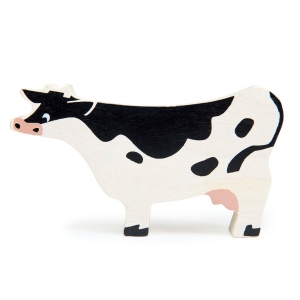 Figurina Vacuta, din lemn premium, Cow
