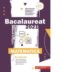 Bacalaureat 2021. Matematica M_Mate-Info