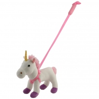 Unicorn din plus cu lesa
