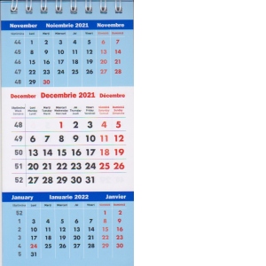 Calendar triptic 2021