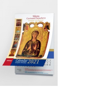 Calendar Crestin Ortodox 2021 cu icoane: Sfanta Cuvioasa Parascheva