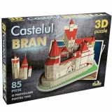 Puzzle 3D Castelul Bran, 85 piese