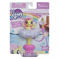 Ponei Sirena Fluttershy cu Lumini Curcubeu