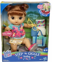 Bebelus Saten Baby Alive Paseste si Pantofii Vor Lumina