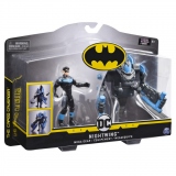Figurina Nightwing 10cm cu Mega Accesorii Pentru Lupta