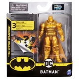 Figurina Batman Auriu 10cm cu Accesorii Surpriza