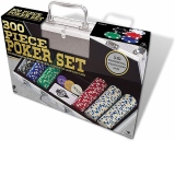 Set Poker cu 300 Jetoane de 11.5 Grame