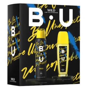 Set cadou BU Wild, Femei: Spray parfumat de corp, 75 ml + Deodorant spray, 150 ml