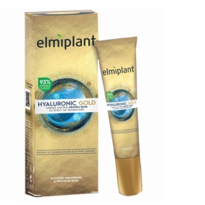 Crema pentru ochi Elmiplant Hyaluronic Gold, Femei, 15 ml