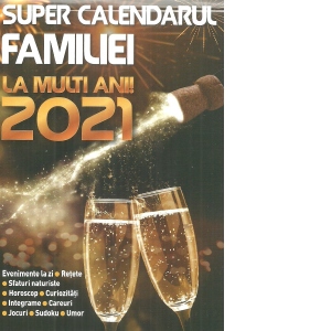 Super calendarul familiei tip carte, 2021