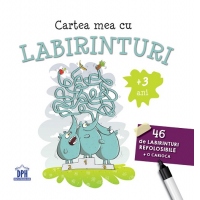 Cartea mea cu labirinturi. 46 de labirinturi refolosibile + o carioca