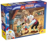 Puzzle de colorat - Pinocchio (108 piese)