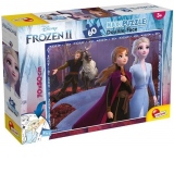 Puzzle de colorat maxi - Frozen II (60 piese)