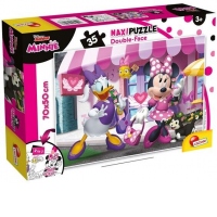 Puzzle de colorat maxi - Minnie si Daisy la cumparaturi (35 piese)