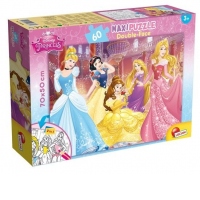 Puzzle de colorat maxi - Printese jucause (60 piese)