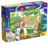 Puzzle de colorat supermaxi - 101 Dalmatieni (150 piese)
