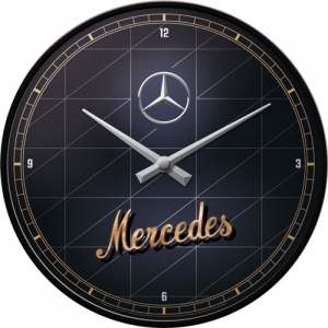 Ceas de perete Mercedes-Benz - Silver & Gold