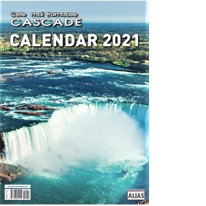 Calendar cele mai frumoase cascade 6 file 2021