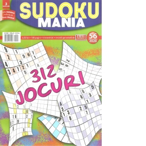 Sudoku mania. Numarul 56/2020