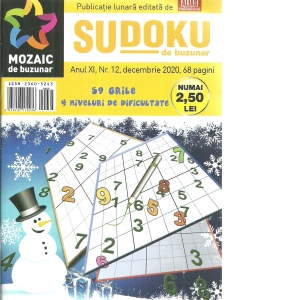Sudoku de buzunar, Nr. 12/2020