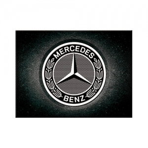 Magnet Mercedes-Benz - Logo Black