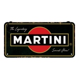 Placa metalica cu snur 10x20 Martini - Served Here