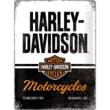 Placa metalica 30x40 Harley-Davidson - Motorcycles