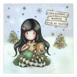 Felicitare de iarna Gorjuss: Christmas wishes from my heart