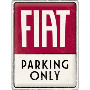 Placa 30x40 23300 Fiat - Parking Only