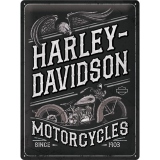 Placa 30x40 23301 Harley-Davidson - Motorcycles Eagle
