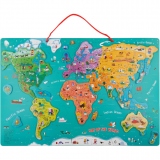 Puzzle magnetic - Harta lumii