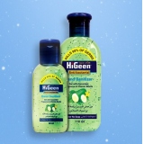 HiGeen gel antibacterian pentru maini cu vitamine si glicerina, Green tea & Cucumber (alcool 70%) 110ml