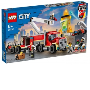 LEGO City - Unitate de comanda a pompierilor 60282, 380 piese