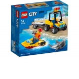LEGO City - ATV de salvare pe plaja 60286, 79 piese