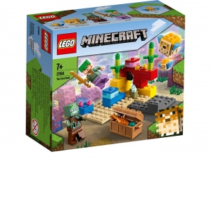Vezi detalii pentru LEGO Minecraft - Reciful de corali 21164, 92 piese