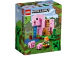 LEGO Minecraft - Casuta purcelus 21170, 490 piese