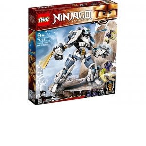 LEGO Ninjago - Lupta cu robotul de titan a lui Zane 71738, 840 piese