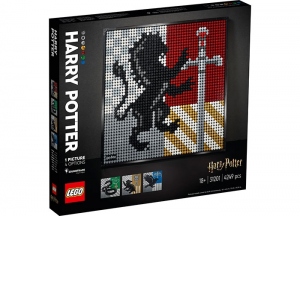 LEGO Art - Stemele Caselor de la Hogwarts 31201, 4249 piese