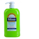 HiGeen gel antibacterian pentru maini, Fresh Lemon Verbena (alcool 70%) 1 L