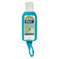 HiGeen gel antibacterian pentru maini cu vitamine si glicerina, in invelitoare gumata cu agatatoare Papaya (alcool 70%) 50ml